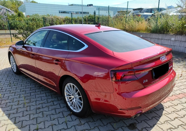 Audi A5 cena 99000 przebieg: 100000, rok produkcji 2019 z Gdynia małe 46